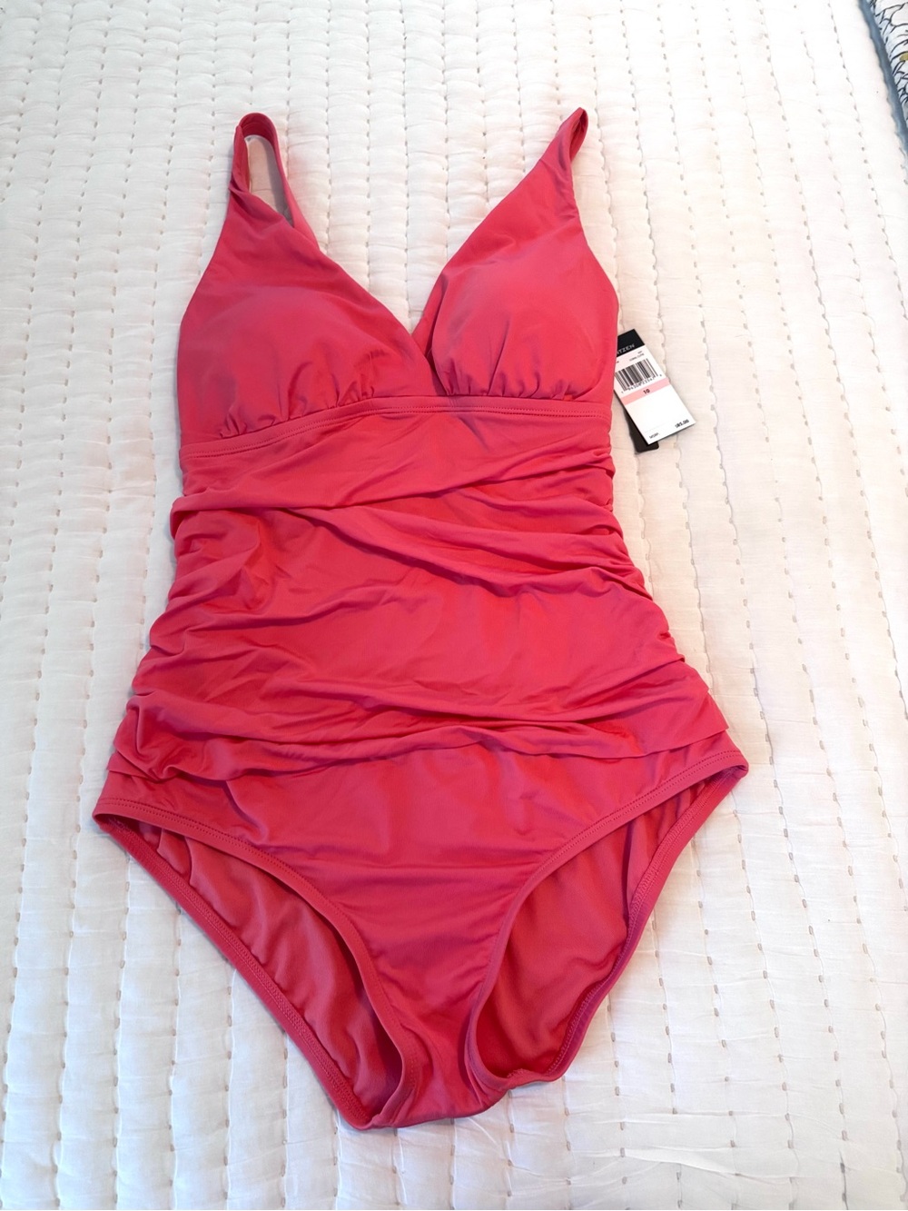 Women's Jantzen Coral One-Piece Swimsuit - Size 10 NWT